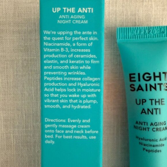 Eight Saints Up The Anti Anti Aging Night Cream Travel Size -Natural and Organic - Picture 2 of 9